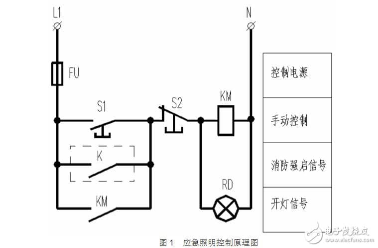 带蓄电池应急灯接线图详解 – 应急灯电路