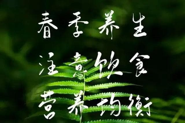春天来了，介绍一些饮食养生的基本原则