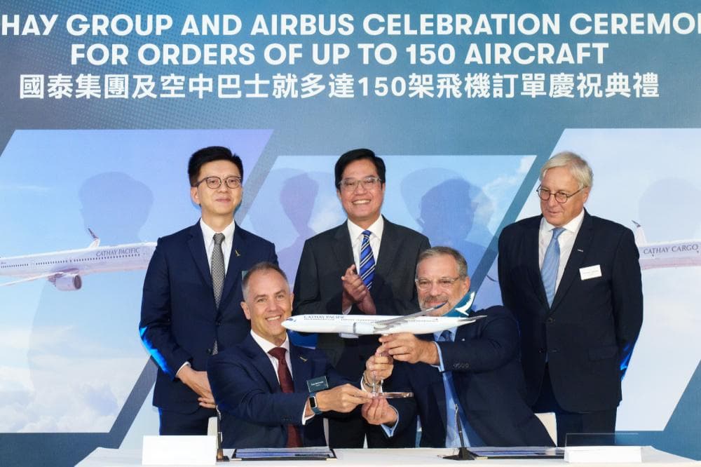 扩充机队迎接"三跑时代"！国泰采购150架空客飞机，年内与商飞互访寻求合作