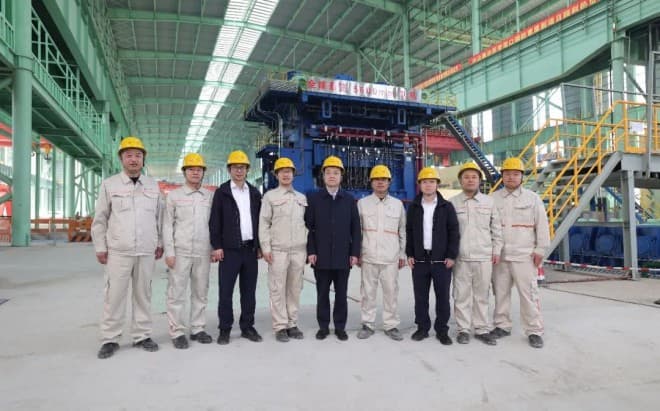 中冶京诚周口钢铁5600mm宽厚板粗轧机供货项目热负荷试车成功