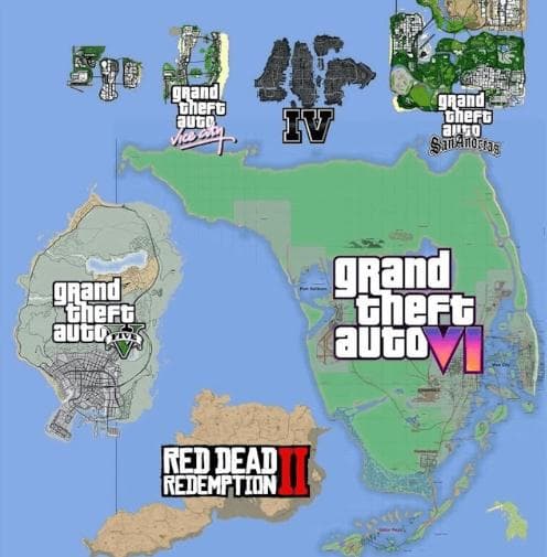 GTA 6官方预告新消息！GTA 6推出日期/故事地图/价格组合