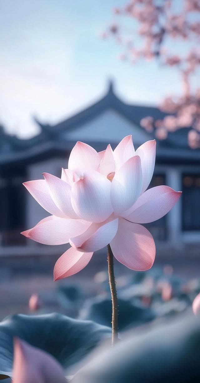心经莲花：绽放积极向上的生活态度