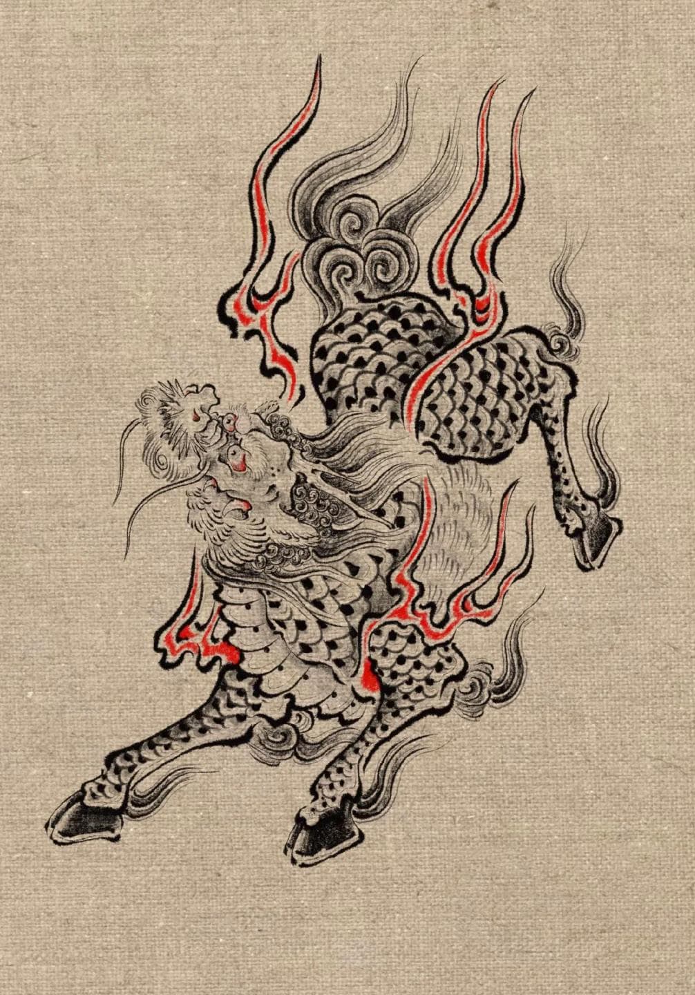 传统纹样 | “四灵”瑞兽纹