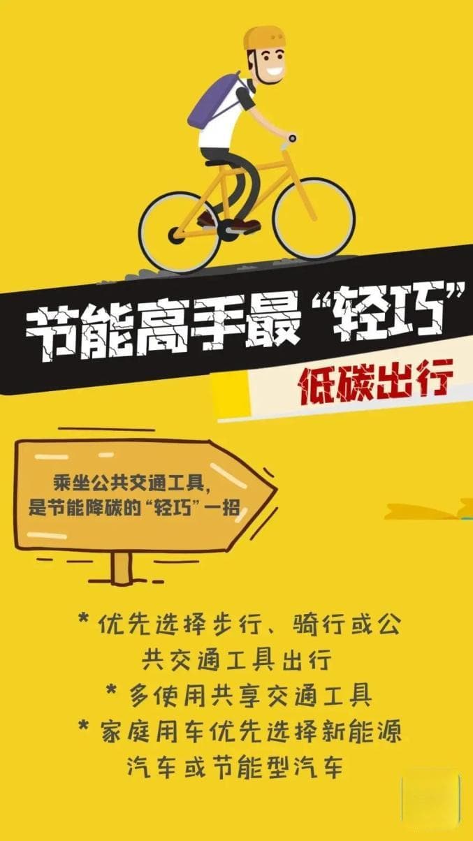 节能减排，从你我做起！
