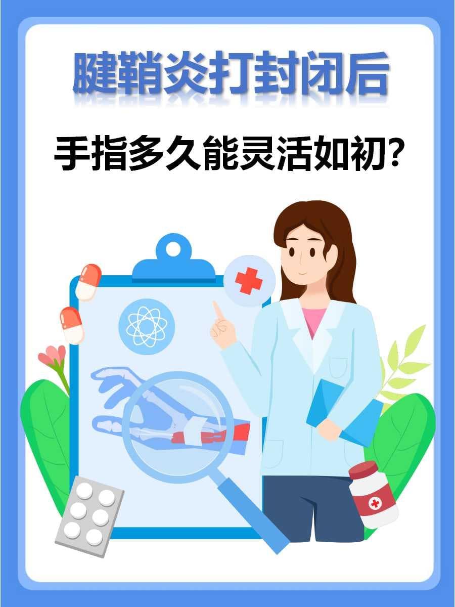 腱鞘炎打封闭后，手指多久能灵活如初？