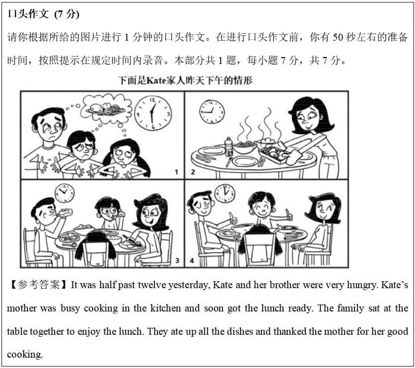 英语听说考试解题技巧：如何做好"看图说话"？