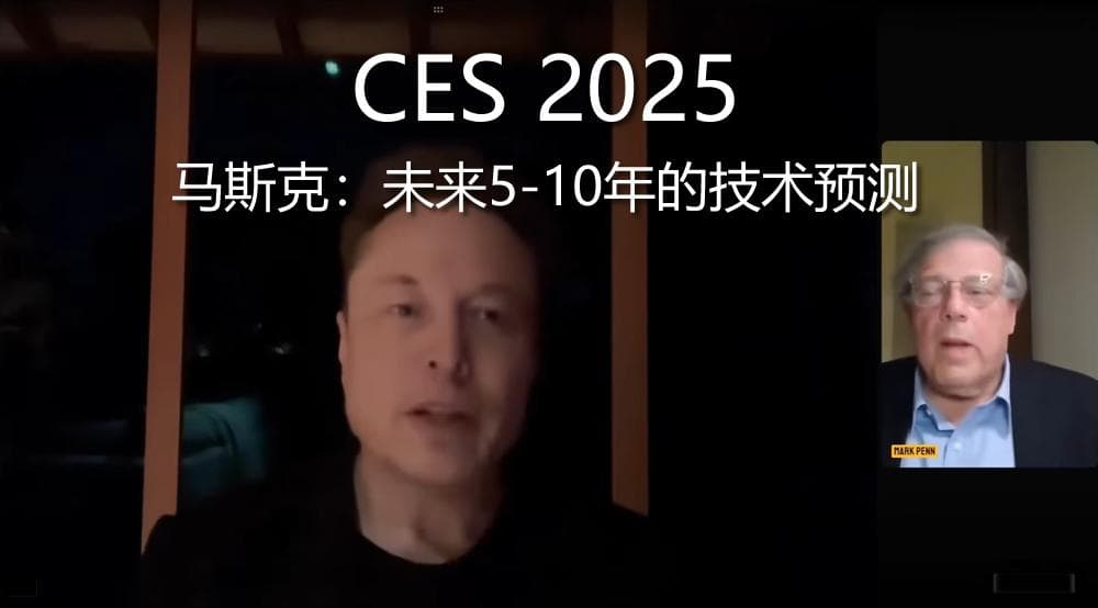 马斯克：未来5-10年的技术预测