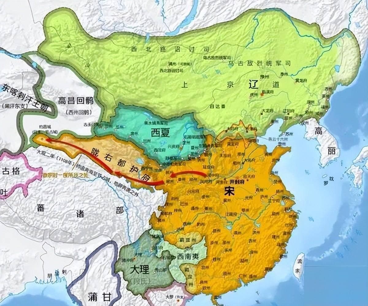 宋朝时期中越百年战争史：从北宋到南宋的边境冲突