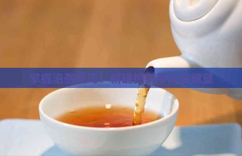 掌握泡茶技巧：精确控制茶叶投放量