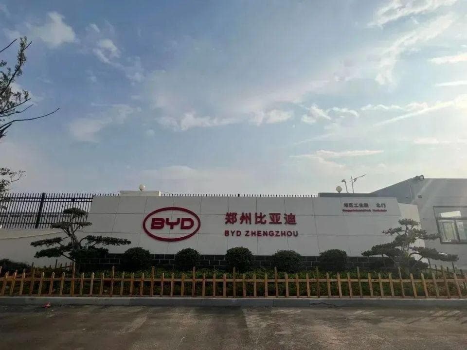 比亚迪郑州工厂：年产能百万辆，带动当地就业超10万