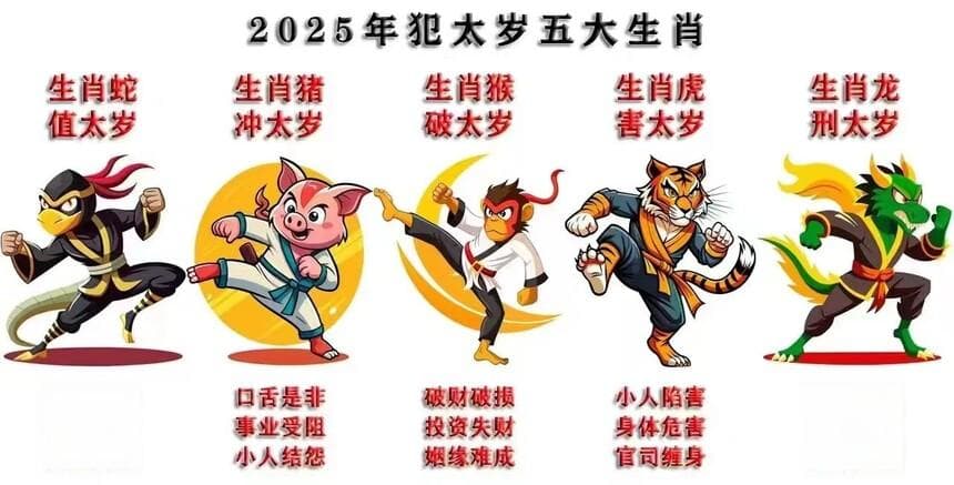 2025流年不利的属相,啥叫犯太岁是什么意思