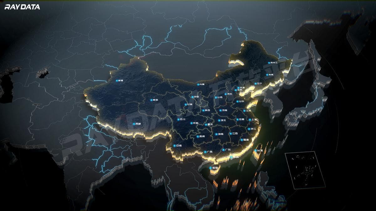 4000字详解：炫酷三维地图可视化大屏效果的实现流程