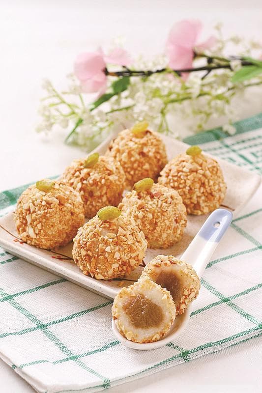 节日必备：糯米粉点心，传统味道，现代享受，美味无法挡！