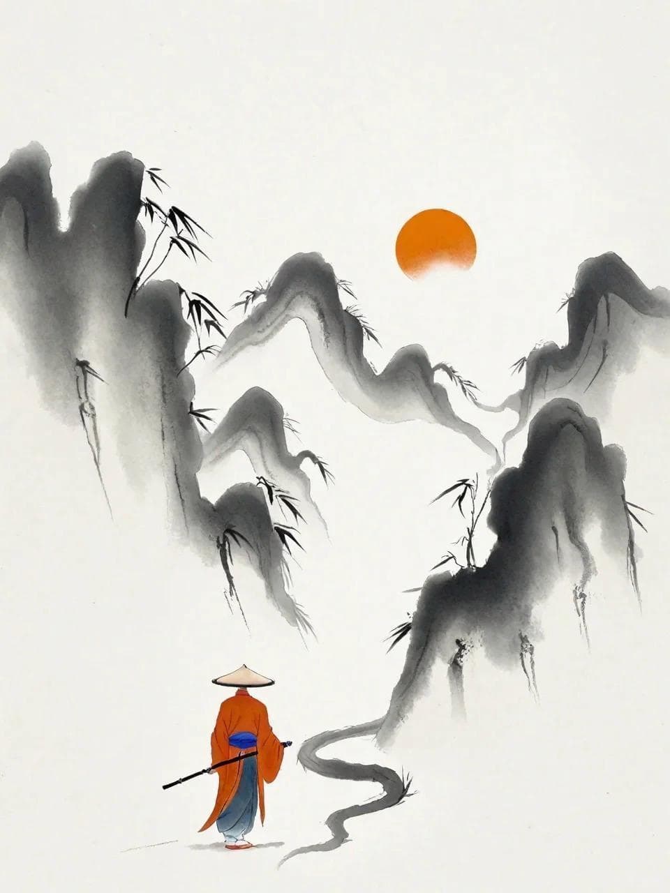 35句豁达洒脱诗词：人生要安于所遇，并自得其乐，才是最大的成功