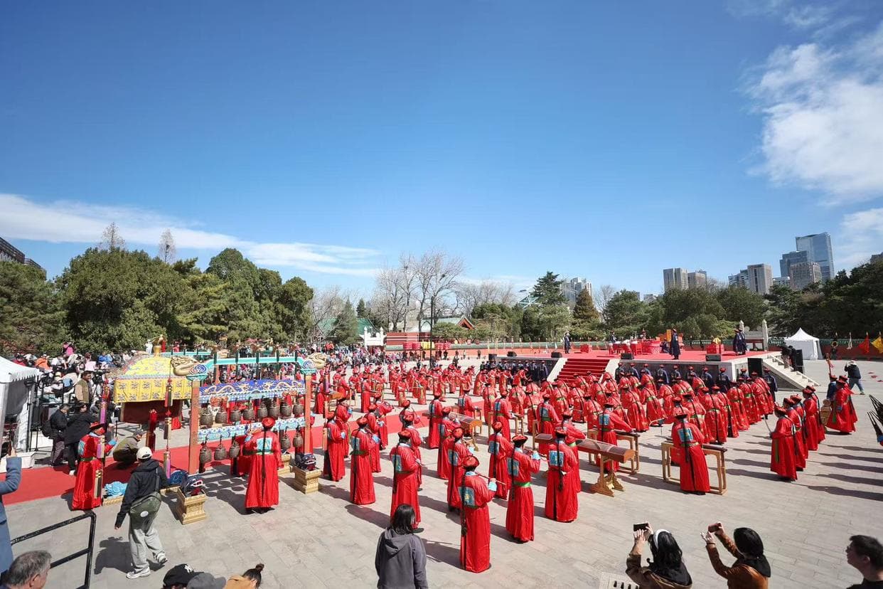春分时节，拥有500年历史的祭日典仪表演重回日坛圜坛