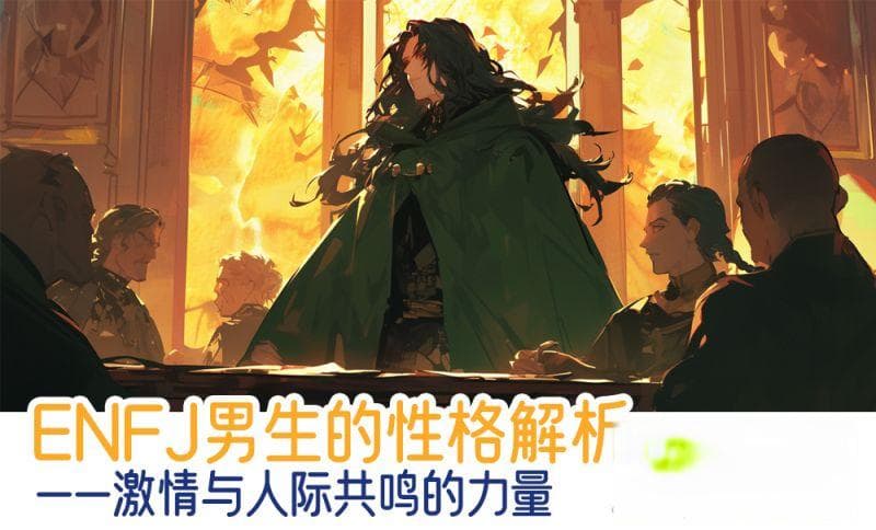 ENFJ男生的性格解析——激情与人际共鸣的力量