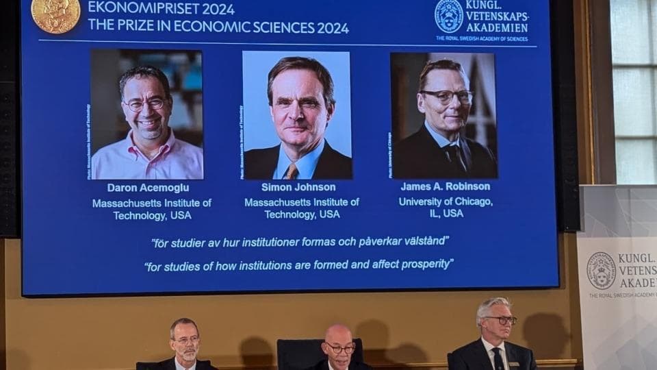 2024年诺贝尔经济学奖得主：揭示制度与国家繁荣的关系