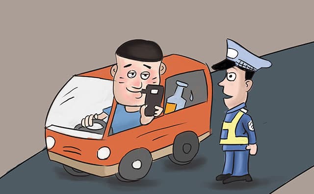 交警道路执法的英语口语表达