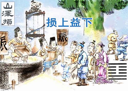 六爻六十四卦之山泽损卦详解：损益之道与人生智慧