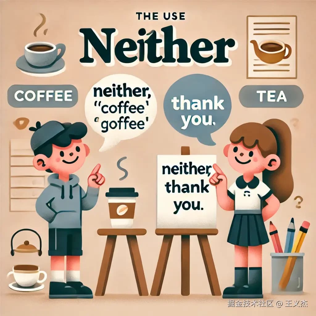 英语：掌握 "Neither" 双重否定的用法