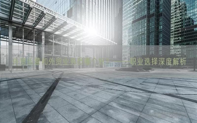 外贸运营和外贸业务员哪个好？——职业选择深度解析