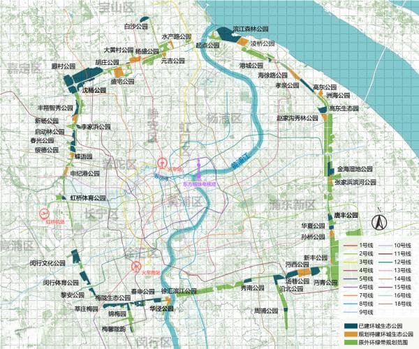 上海新增11座环上公园，即日起开展市民调查：要“野趣”还是要“精致”？