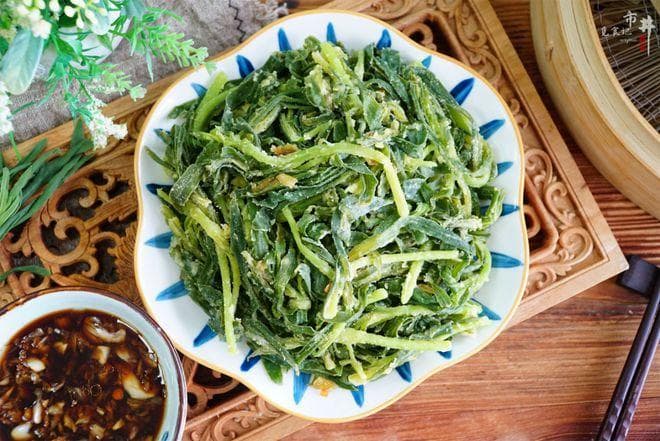 蒸面条菜怎么蒸出来松散不粘？