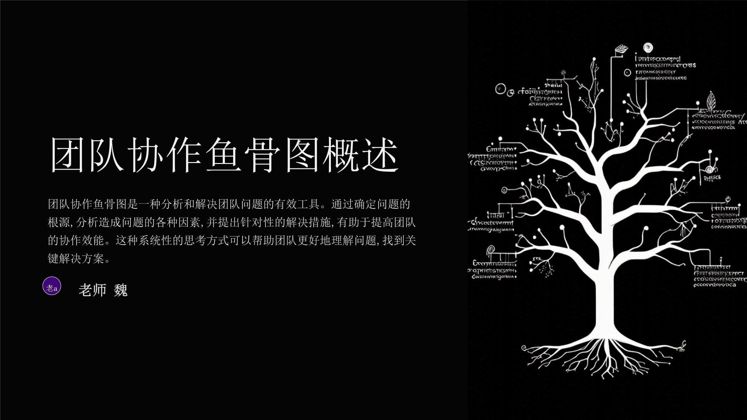 团队协作鱼骨图提高团队协作效能的关键因素