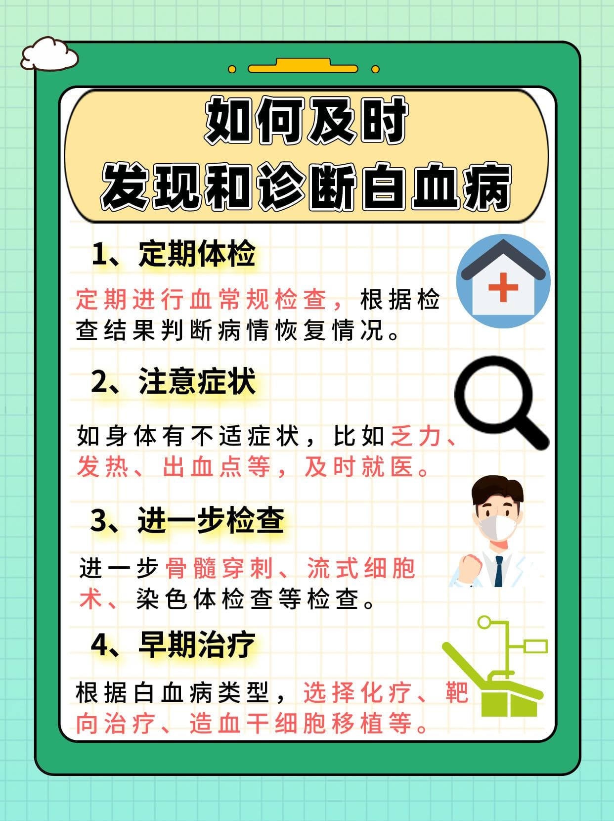 白血病来袭，血常规多久会显示？这些早期提示一定要注意了！