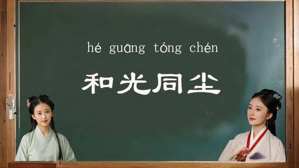 每天一个成语——和光同尘，人生怎么做到“和光同尘”呢？