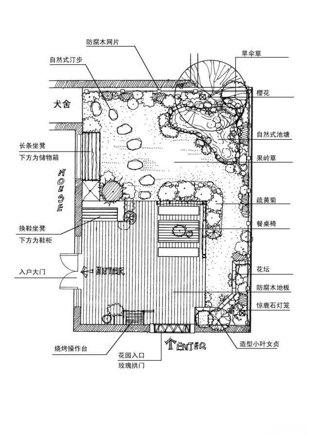 上海50平米私家花园：环保设计与英式乡村风的完美融合
