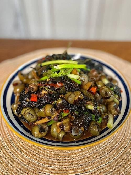 张红甫教你做广东小食紫苏炒田螺