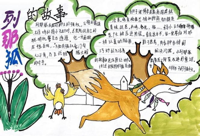 狐狸主题手抄报制作全攻略
