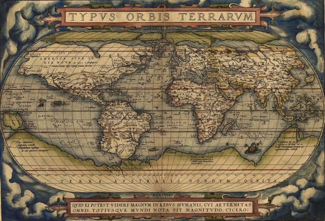 古代和中世纪地图中的地球和天空