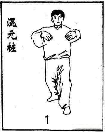 金家功夫的混元桩