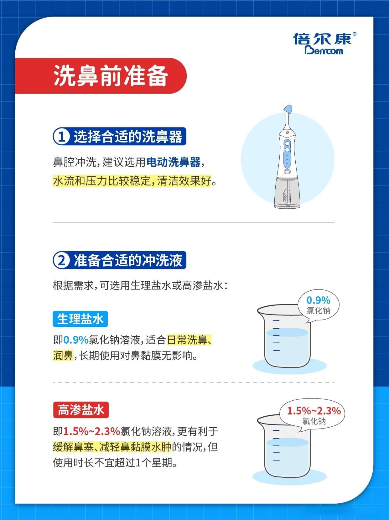 不呛水不闷耳，洗鼻器洗鼻的姿势你都mark了吗？