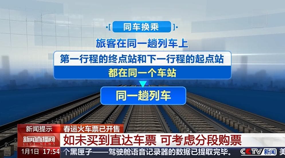 春运购票全攻略：三种中转换乘方式详解