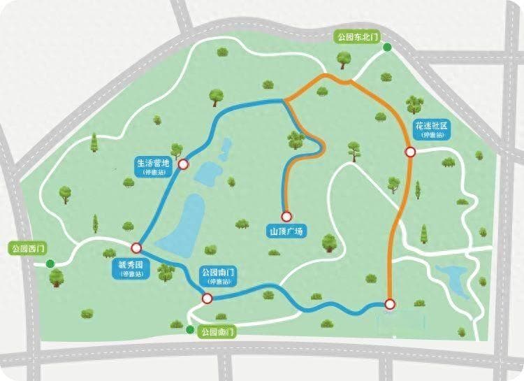 到山顶广场俯瞰深圳CBD，莲花山公园观光线开通啦
