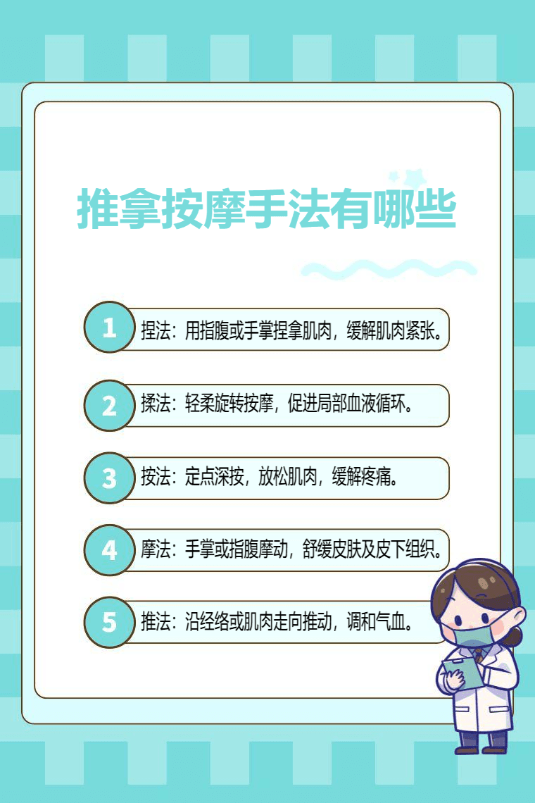 推拿按摩手法有哪些