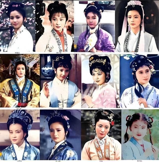 87版《红楼梦》最初演员名单及定妆照曝光，王扶林选角眼光太准了