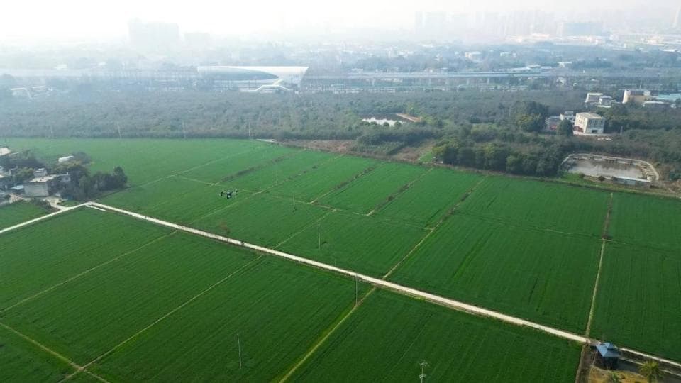 成都首条跨境保税“无人机+无人车”即时配送专线在新都投运