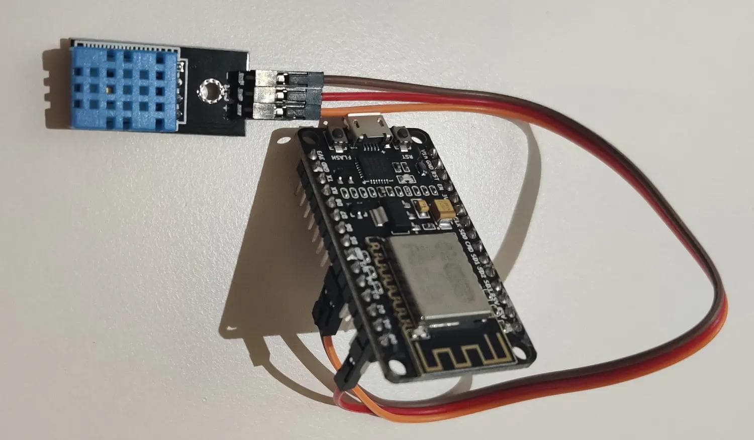 使用MQTT协议接入DHT22温湿度传感器到HomeAssistant