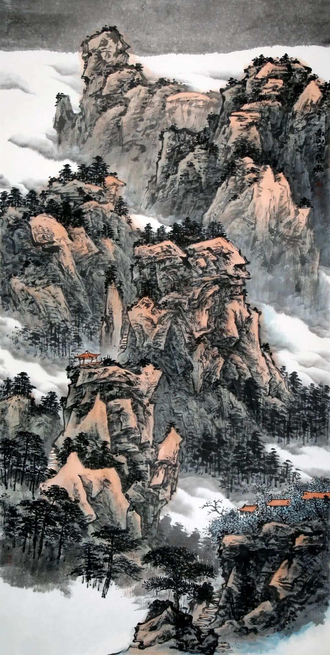 家里为什么要挂一幅山水画？这就是答案！