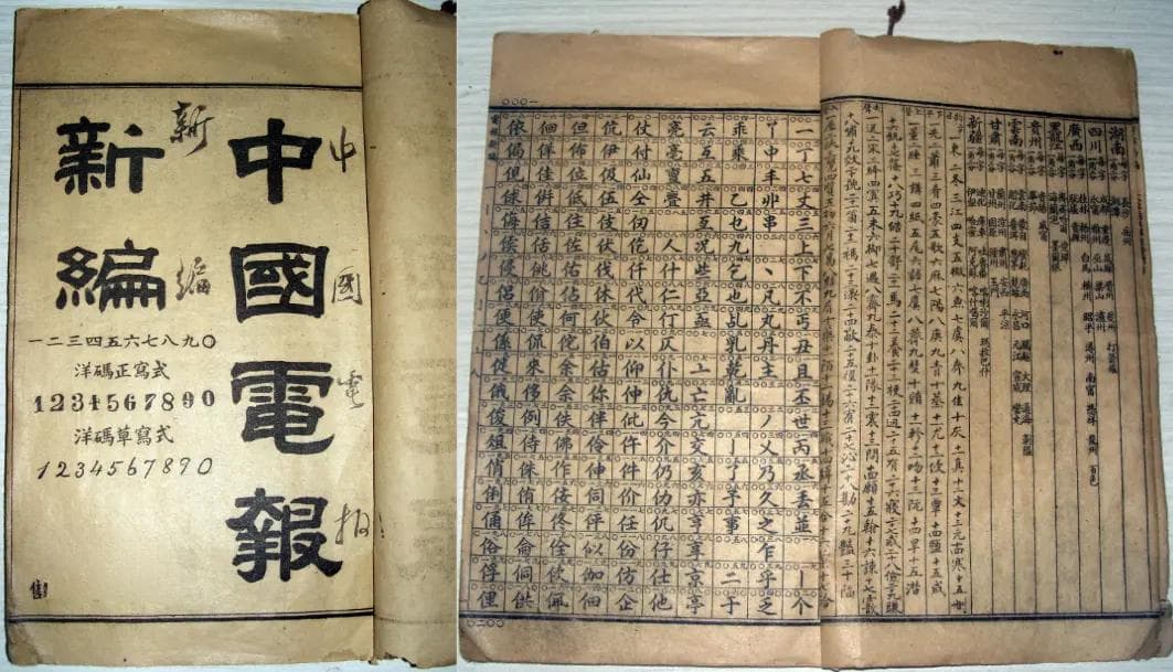 电报编码(摩斯电码/中文电报编码)