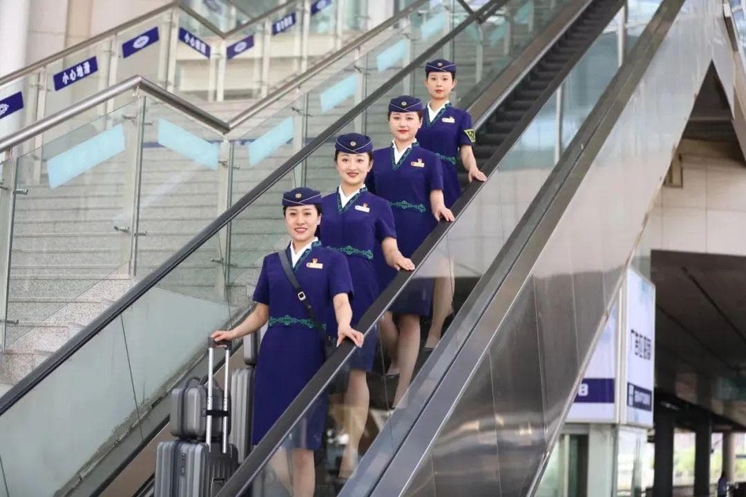 朋友眼中的列车乘务员原来是这样