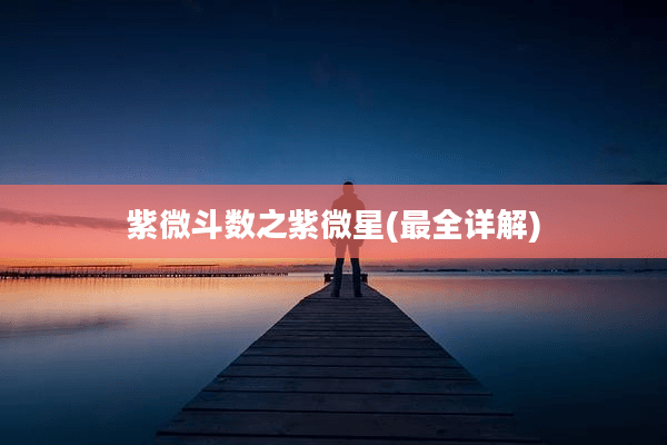 紫微斗数之紫微星(最全详解)