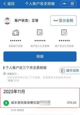 2025年度北京居民医保缴费信息共济账户查询方式