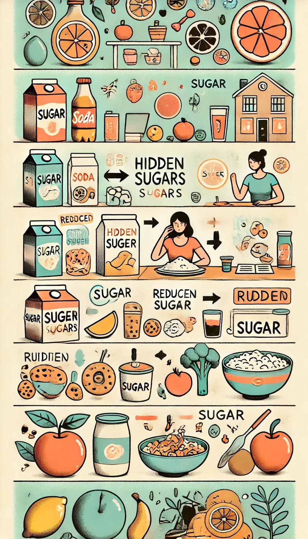 如何减少饮食中的糖分摄入：科学健康饮食指南