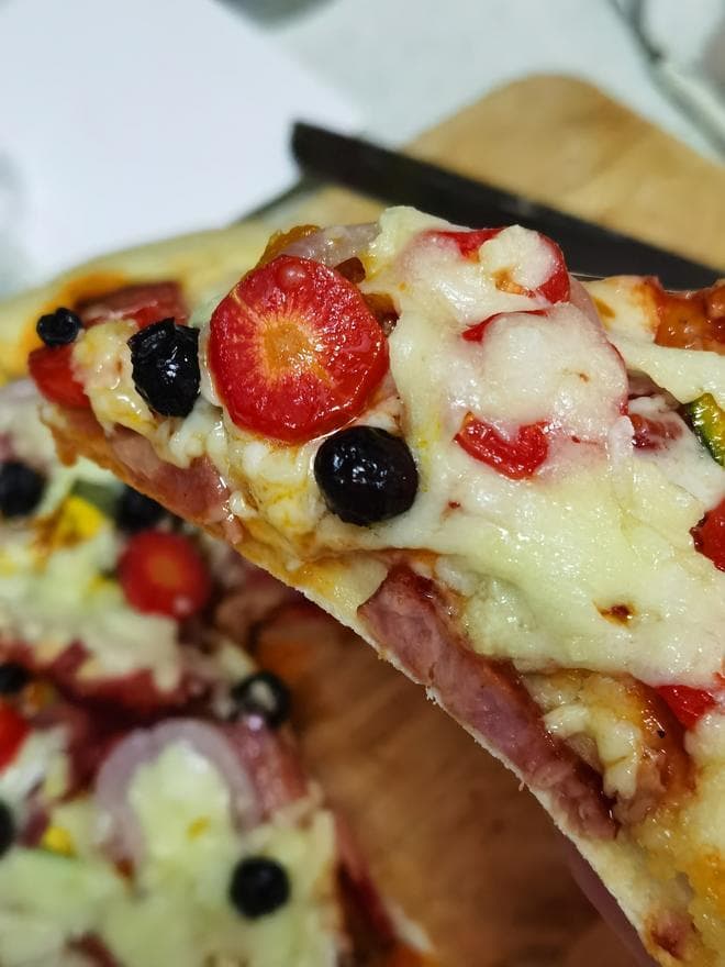 新手也能在家做好吃的披萨🍕