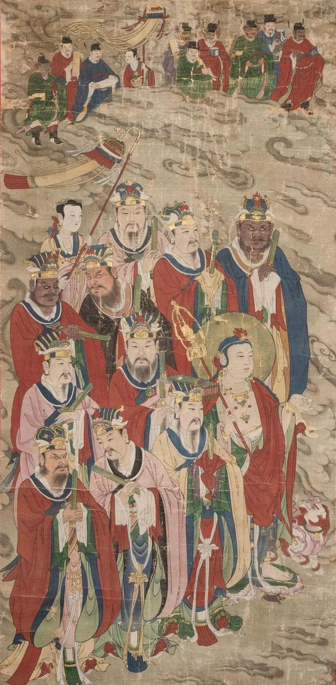 十殿阎王详解与清代画家笔下的十殿阎王